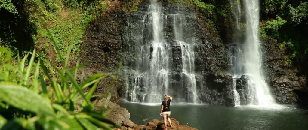 cascades de Kuang Si et Tad Sae