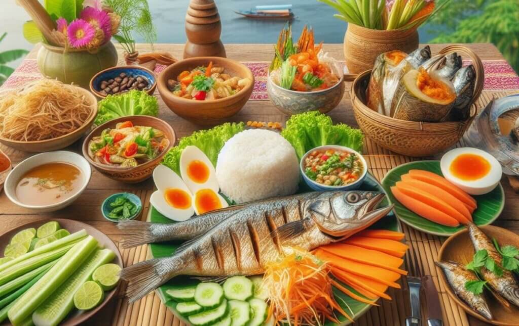 Petit déjeuner au Laos