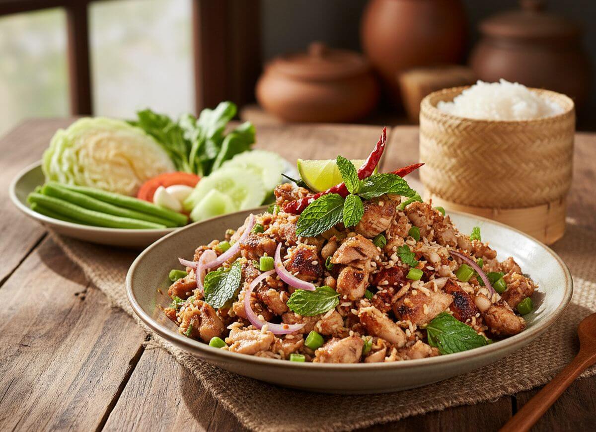 Recette du laap de poulet