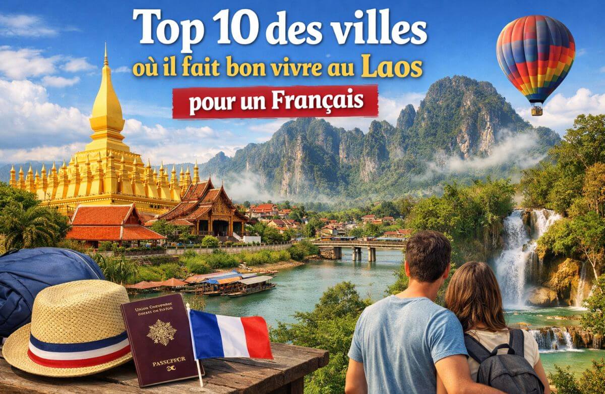 Top 10 des villes où il fait bon vivre au Laos pour un français