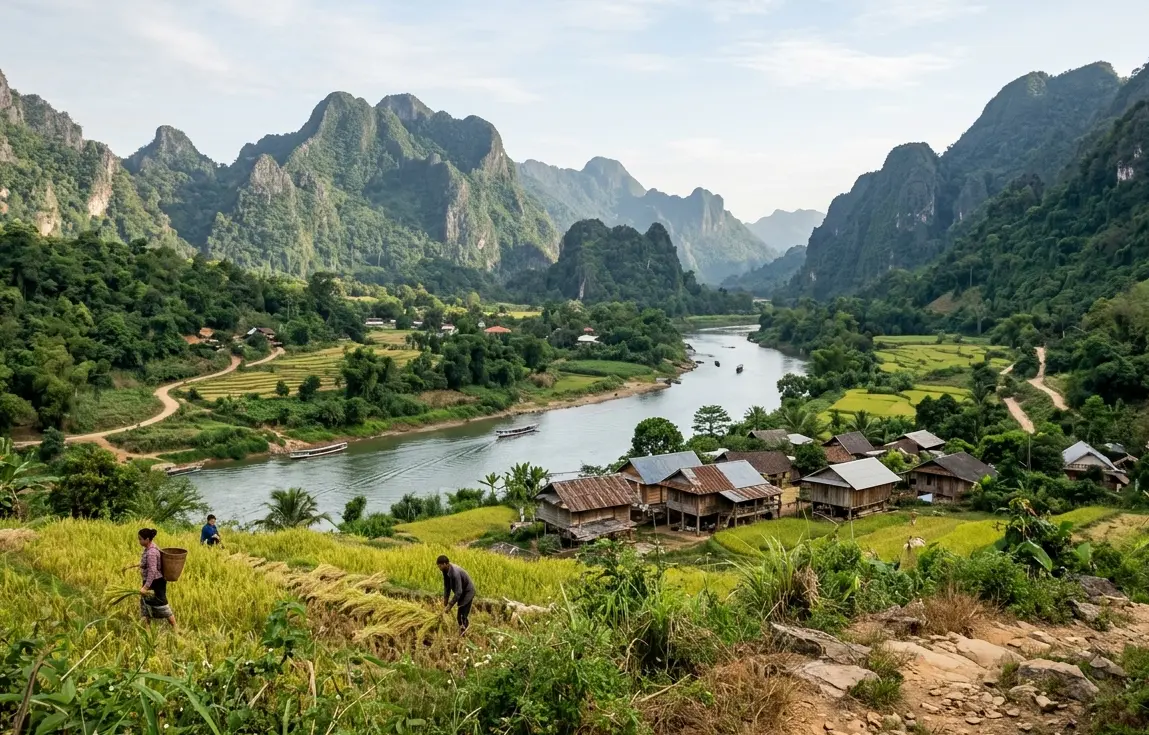 Laos en novembre : météo, cascades et festival That Luang pour un voyage réussi